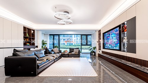 189m²意式精裝定制實景，7w搞定典雅實用家|長沙全屋整裝
