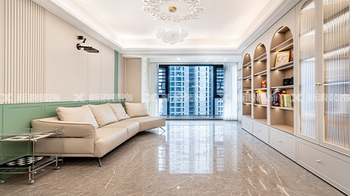 143m²精裝全屋定制，法式奶油溫馨實(shí)用|長(zhǎng)沙全屋整裝